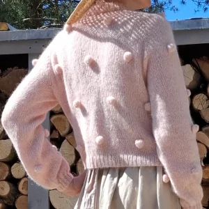 wełniany sweter damski z kaszmirem