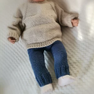 sweter i spodnie wełniane dla dzieci